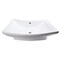 Eago 28" Rectangular Porcelain Bathroom Vessel Sink W/ Sgl Hole BA142 - alternate 1